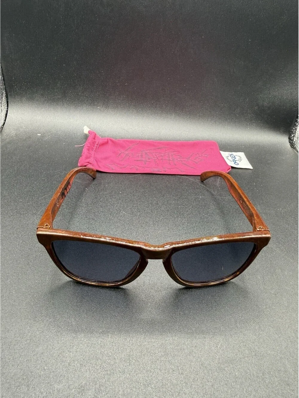 Oakley Frogskin Custom Brown/Grey Lenses